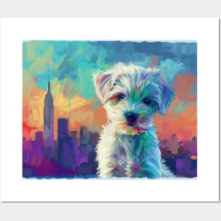 Maltese in New York City Posters and Art